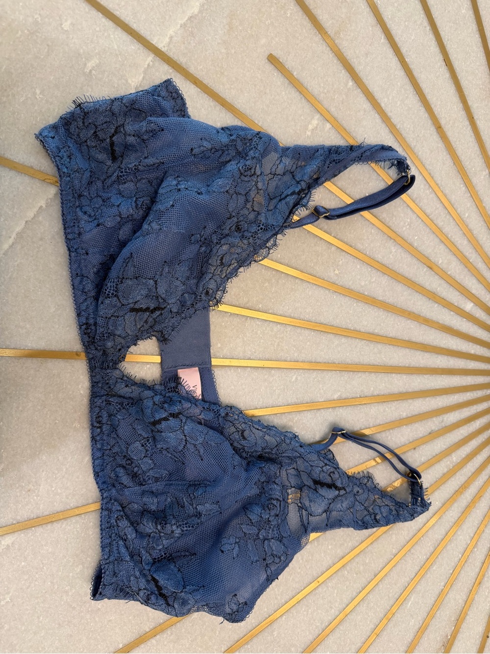 Victoria Secrets Lace Bralette - Navy Blue